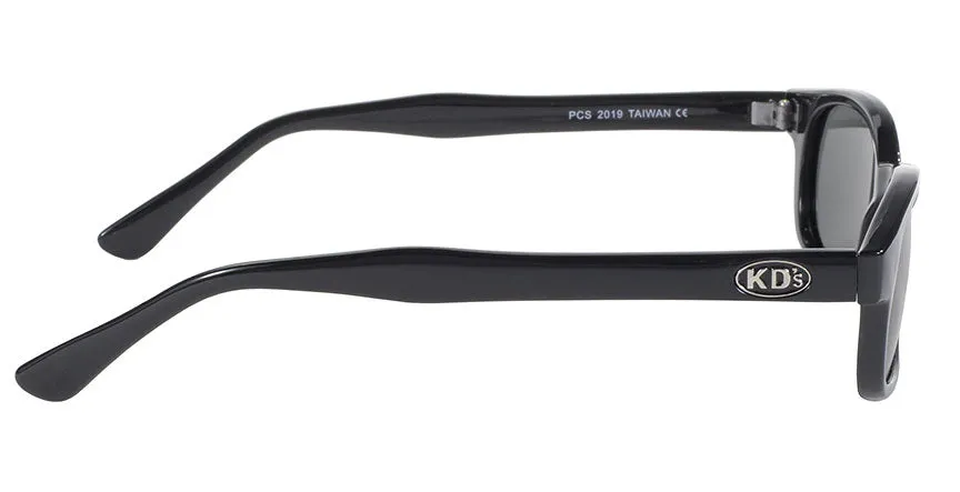 1019 X - KD'S BLK FRAME/GRAY POLARIZED LENS