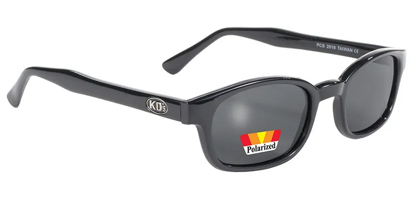 1019 X - KD'S BLK FRAME/GRAY POLARIZED LENS