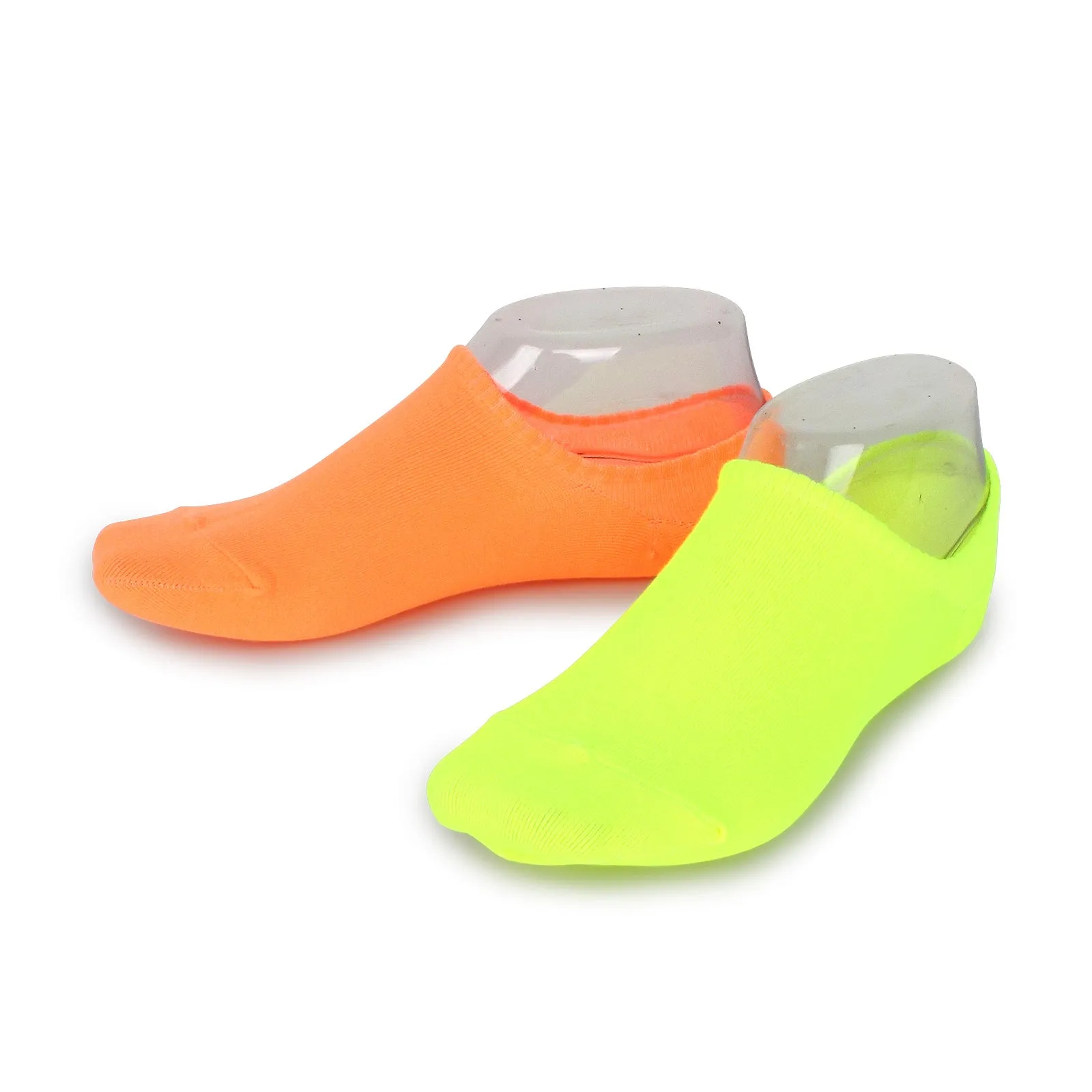 (5 Pairs) Women Neon Fluorescent Extra Lowcut Socks Fashion NP15