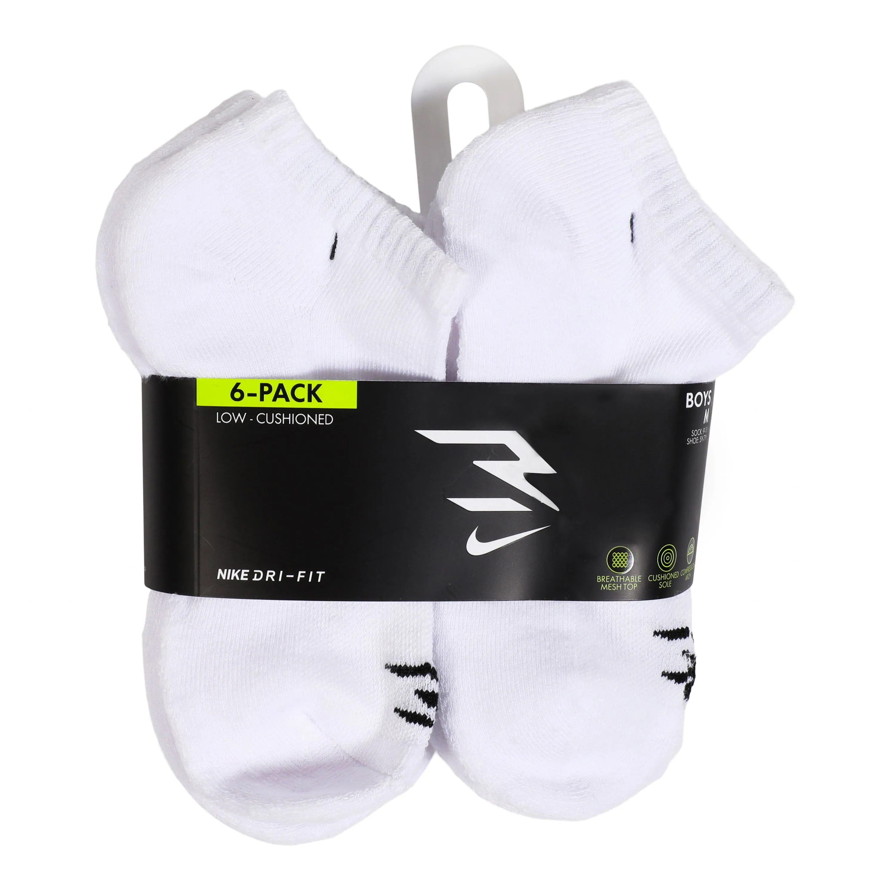 6pk Low Cut Socks