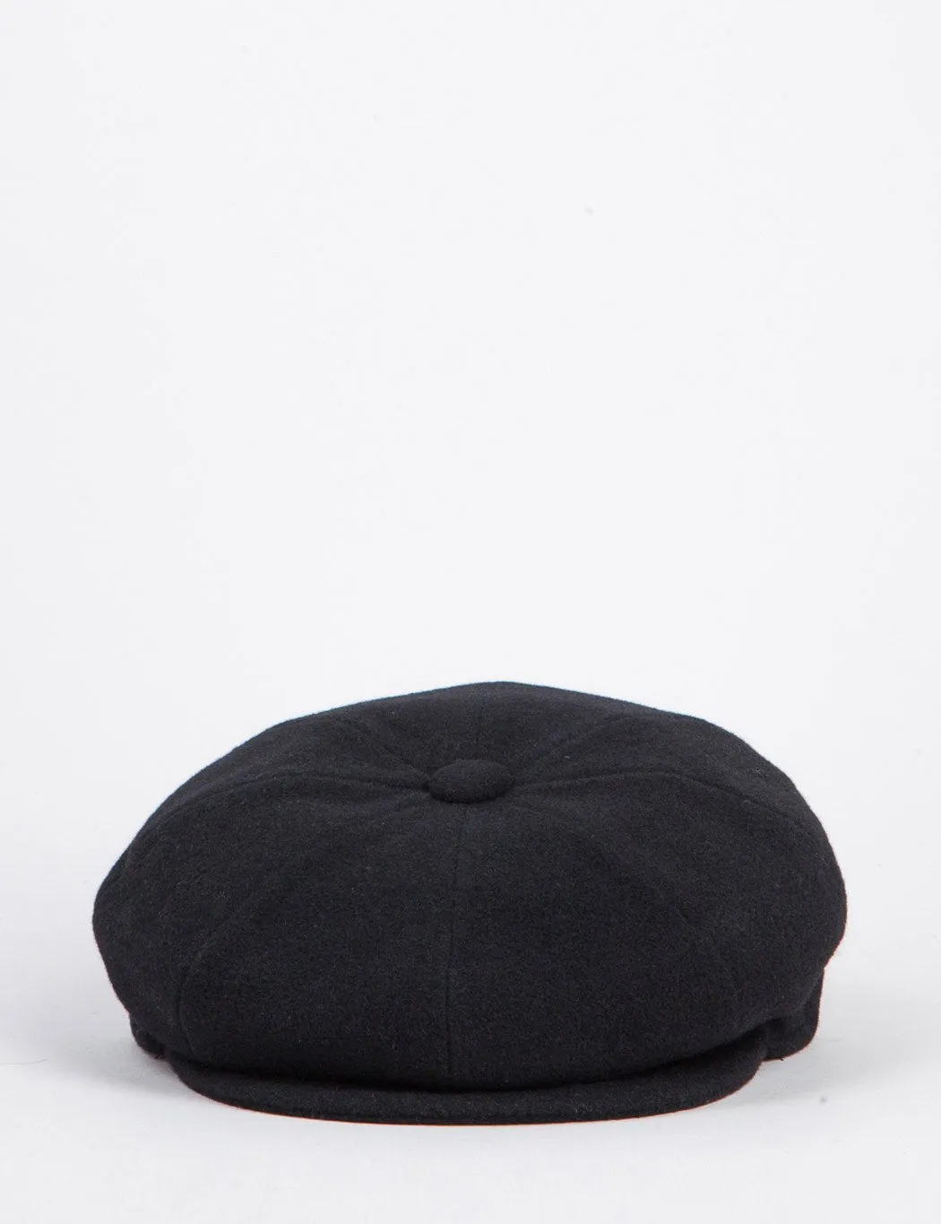 Bailey Galvin Wool Newsboy Cap - Black