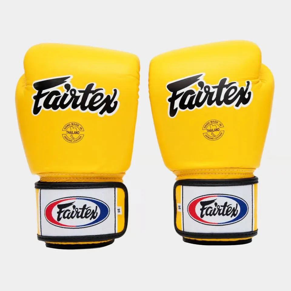 BGV1 Fairtex Universal Boxing Gloves Yellow