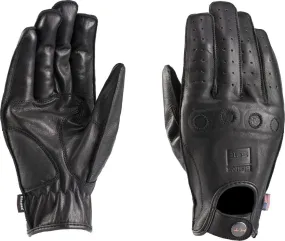 Blauer Routine Motorcycle Gloves with Reinforced Palm, Black