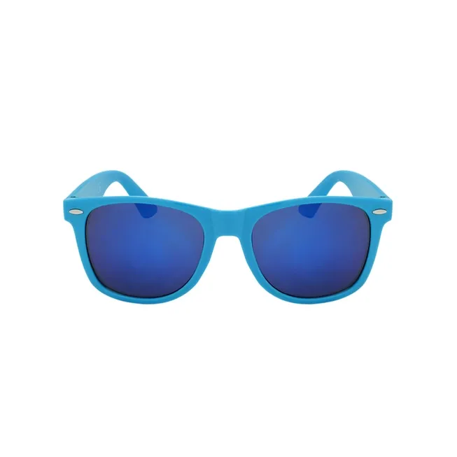 Bright Colored Frame Mirrored Sunglasses