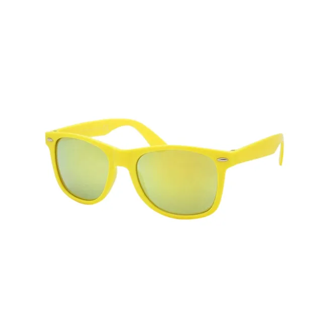 Bright Colored Frame Mirrored Sunglasses