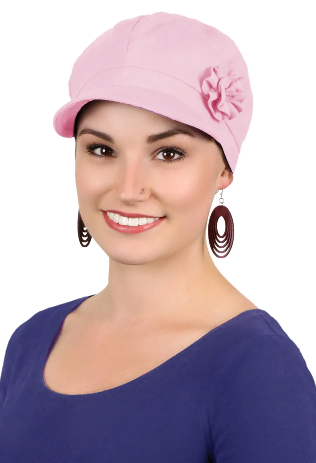 Brighton Newsboy Cap for Chemo Patients Women 100% Cotton 50  UPF