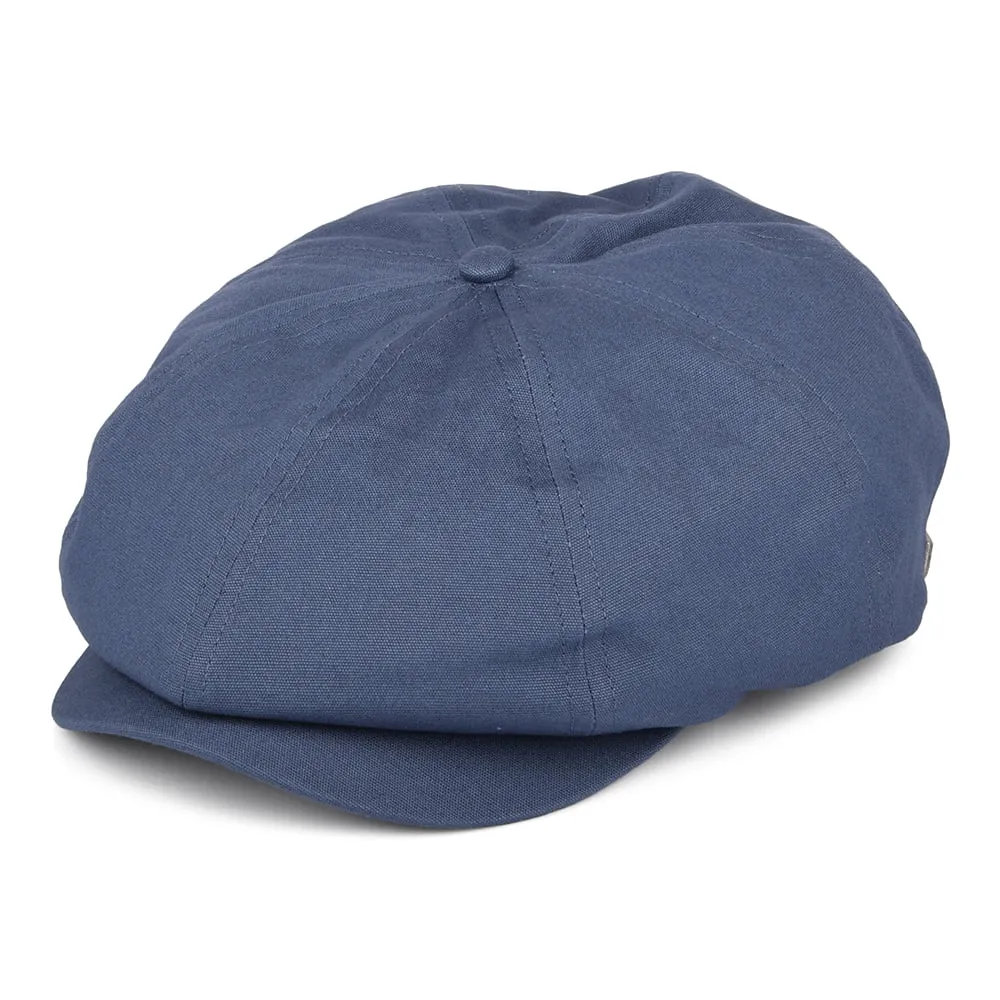 Brixton Hats Brood Cotton Newsboy Cap - Blue