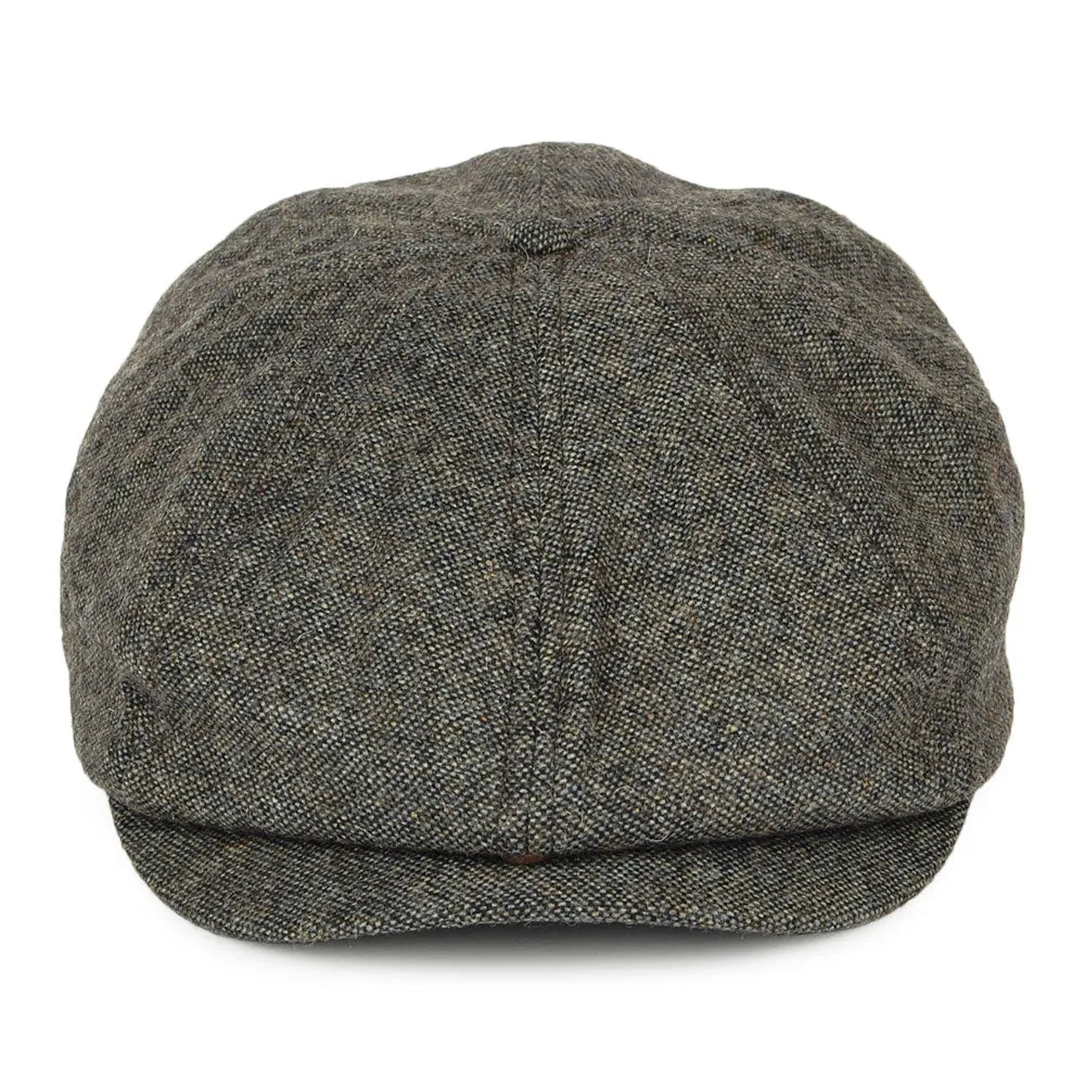 Brixton Hats Brood Tweed Newsboy Cap - Blue-Grey