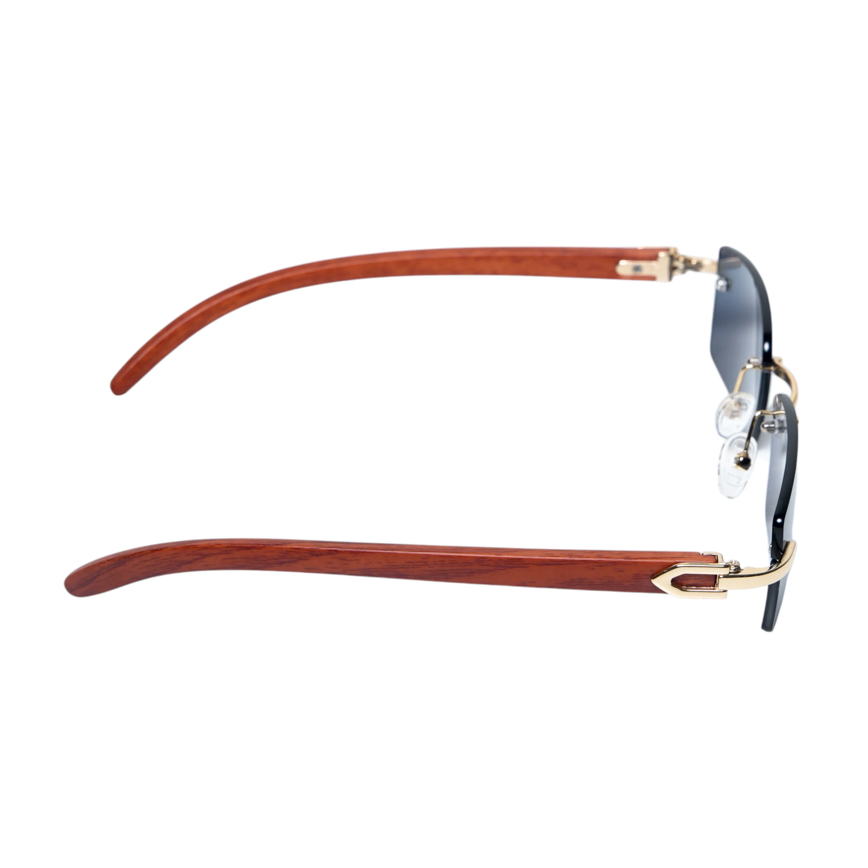 Chokore Aero Clear Sunglasses (Black & Brown)