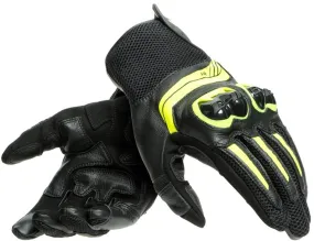 Dainese Mig 3 Unisex motorcycle gloves, black/yellow