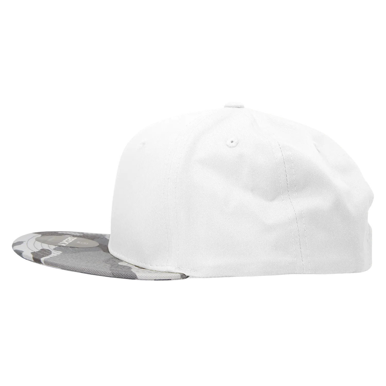 Decky 1047 Digital Camo Snapback Hat, 6 Panel Camouflage Flat Bill Cap - CASE Pricing
