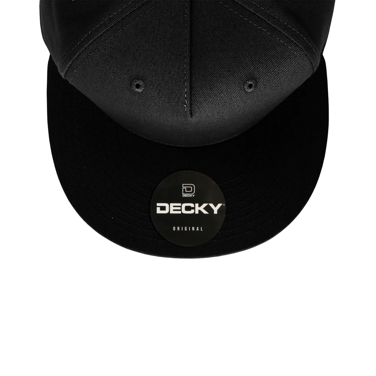 Decky 1064 5 Panel Flat Bill, Cotton Snapback Hat