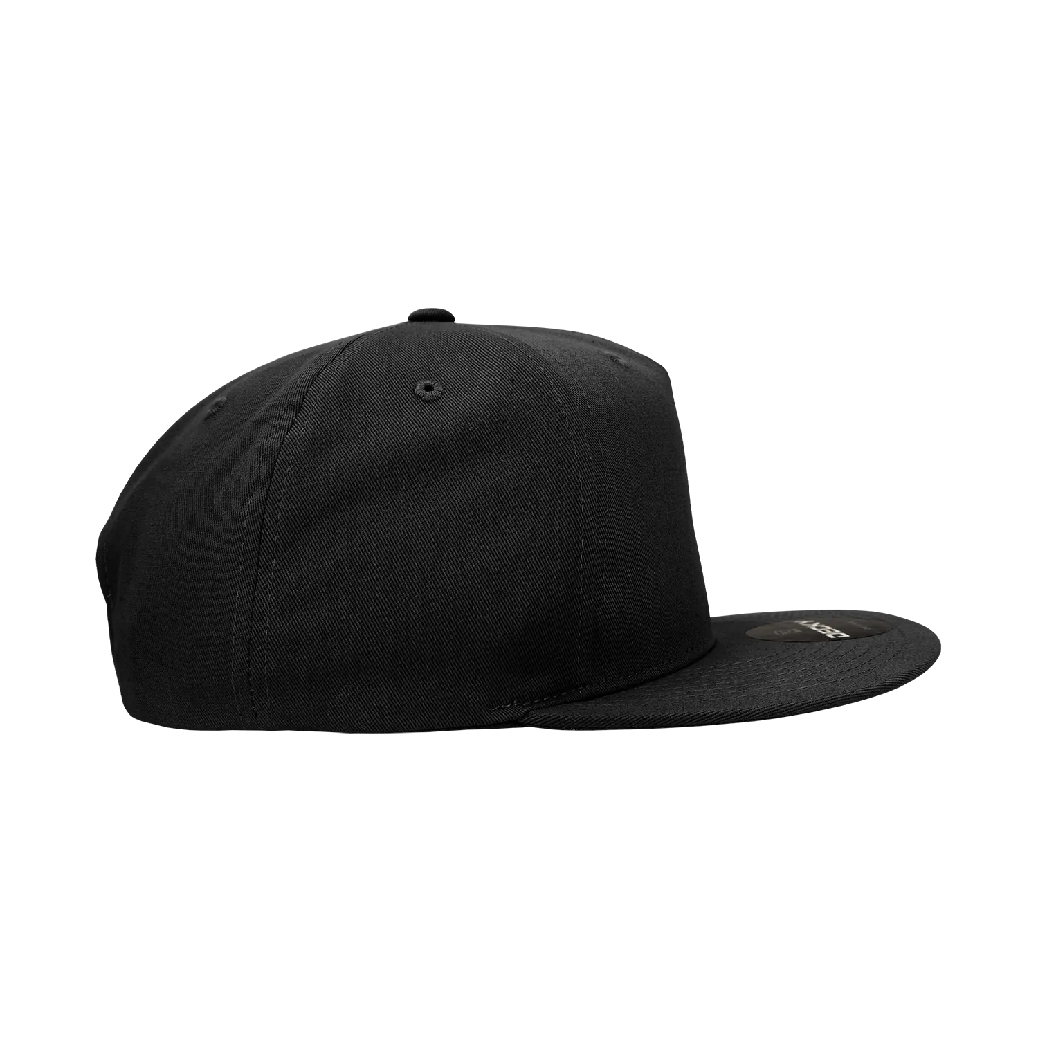 Decky 1064 5 Panel Flat Bill, Cotton Snapback Hat