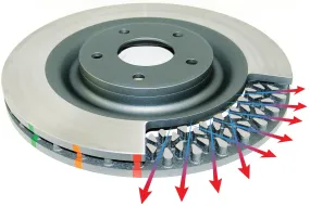 Disc Brake Australia 5000 Series Drilled/Slotted Rotor Assembly