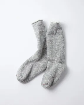 Double Face Crew Socks M.Grey