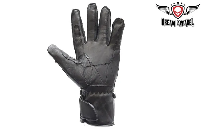 Double Velcro Strap Motorcycle Gloves