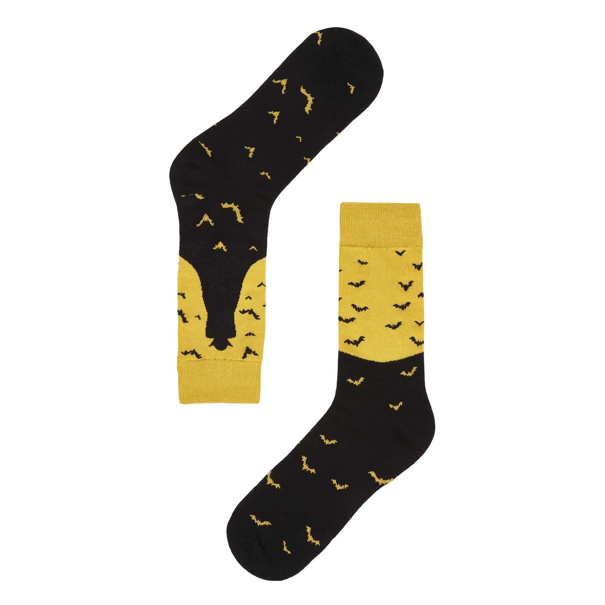 Dracula Printed Crew Length Socks