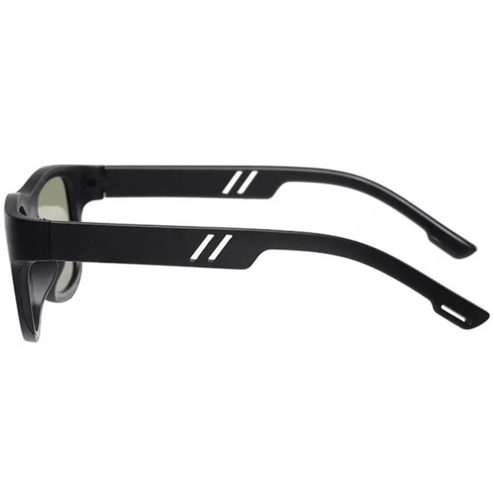 Electrochromic Polarized Sunglasses Automatically Tint UV Blocking Lenses Square Frame