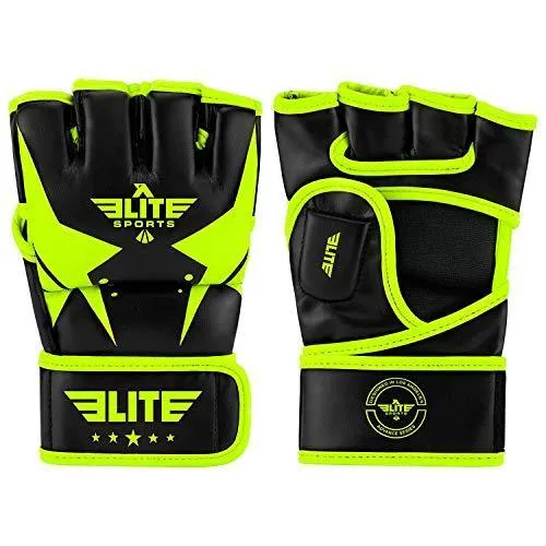 Elite Sports MMA UFC Gloves for Men, Women, and Kids, Best Mixed Martial Arts Sparring Training Grappling Fighting Gloves