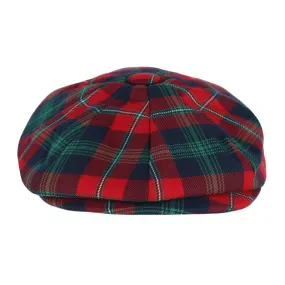 Epoch Hats Company Men's Tartan Plaid Wool Newsboy Cap