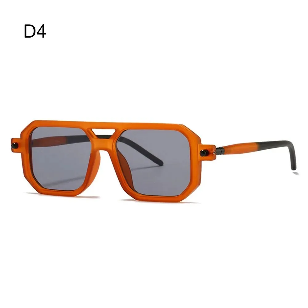 Fashion Leopard Sun Glasses UV400 Eyewear Sunglasses Double Bridge Women's Sunglasses Street Wear Shades Men's Shades