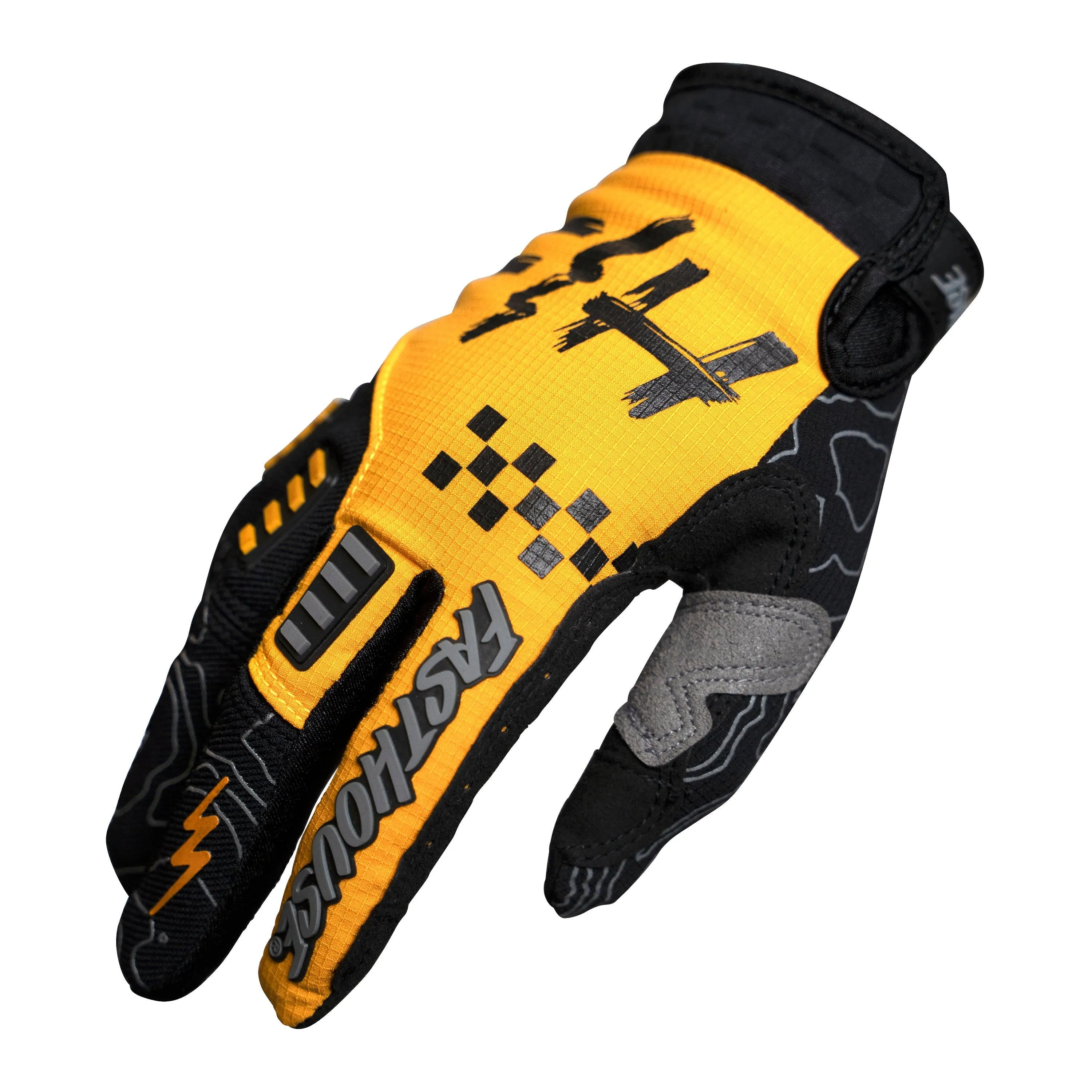 Fasthouse Off-Road Glove - Amber/Black