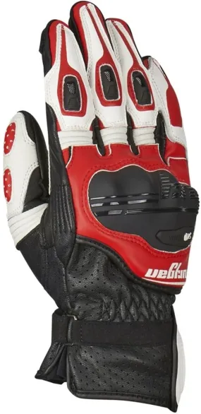 Furygan RG-21 motorcycle gloves, black/red/white