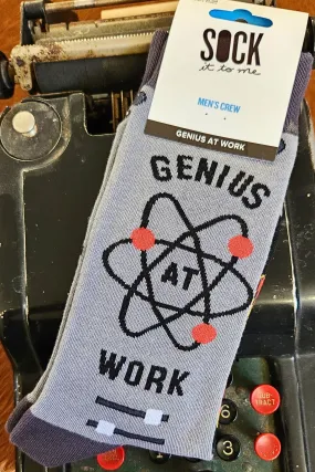 Genius at Work Men's Crew Socks