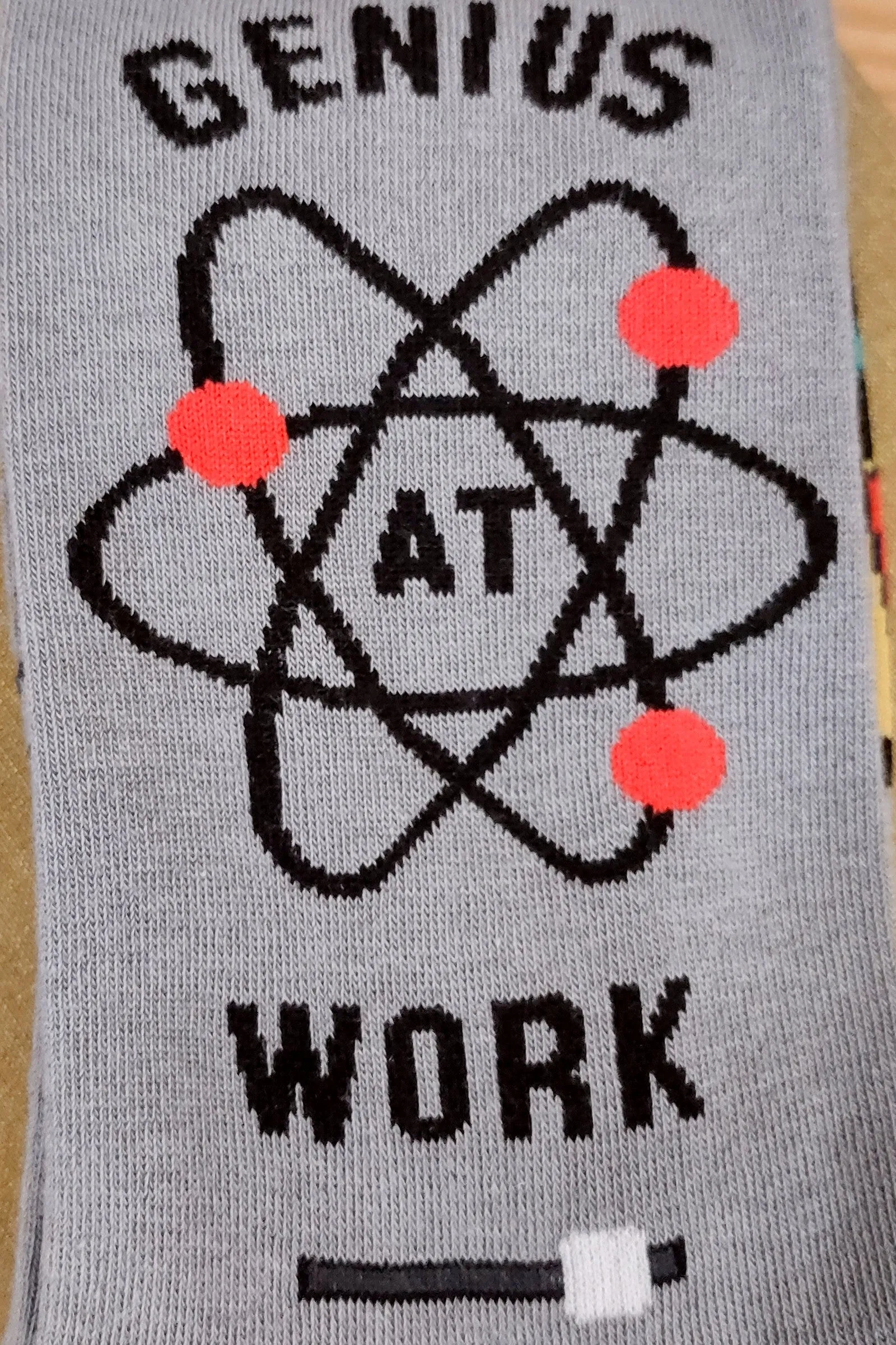 Genius at Work Men's Crew Socks