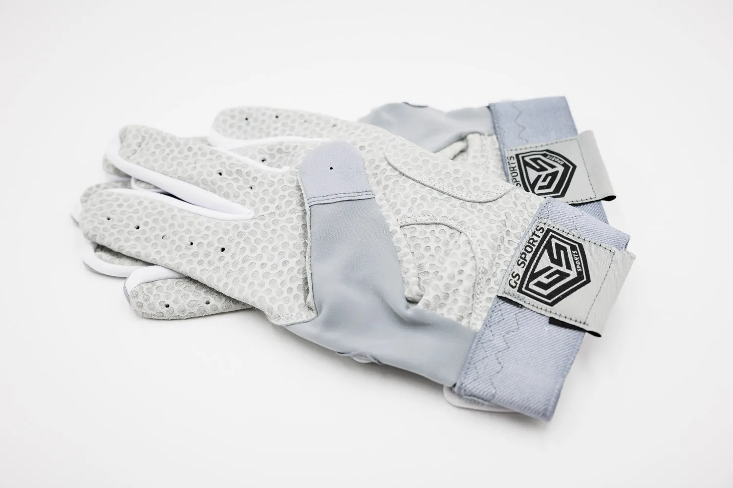 GS Sports Pro Series v2 Dual Strap Batting Gloves - Grey