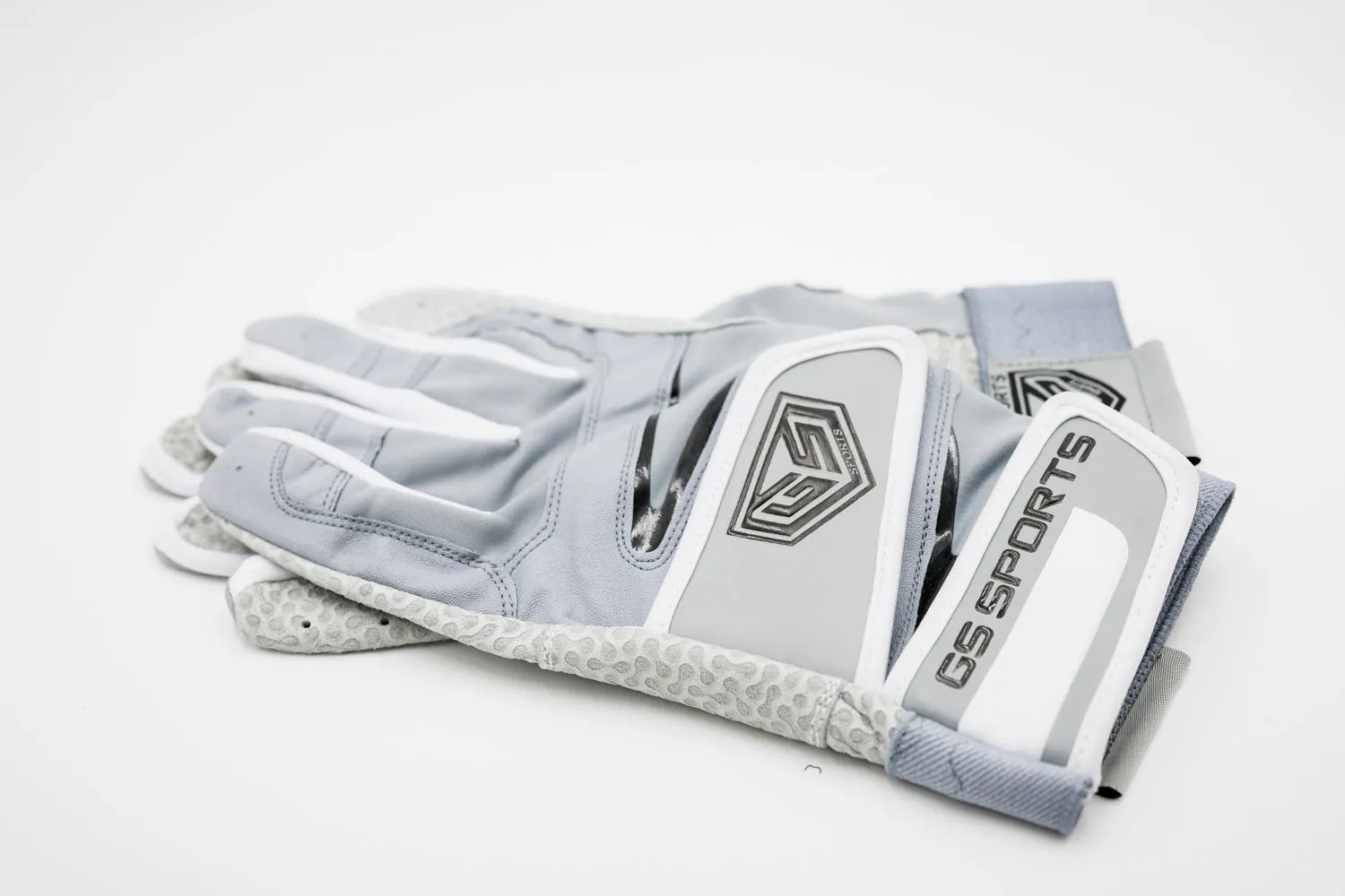 GS Sports Pro Series v2 Dual Strap Batting Gloves - Grey