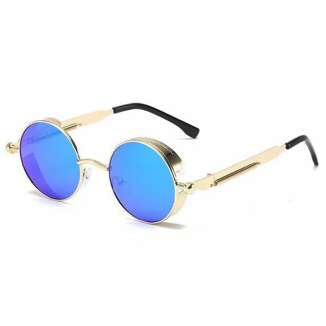 Gusaino Metal Steampunk Sunglasses