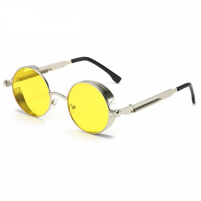 Gusaino Metal Steampunk Sunglasses