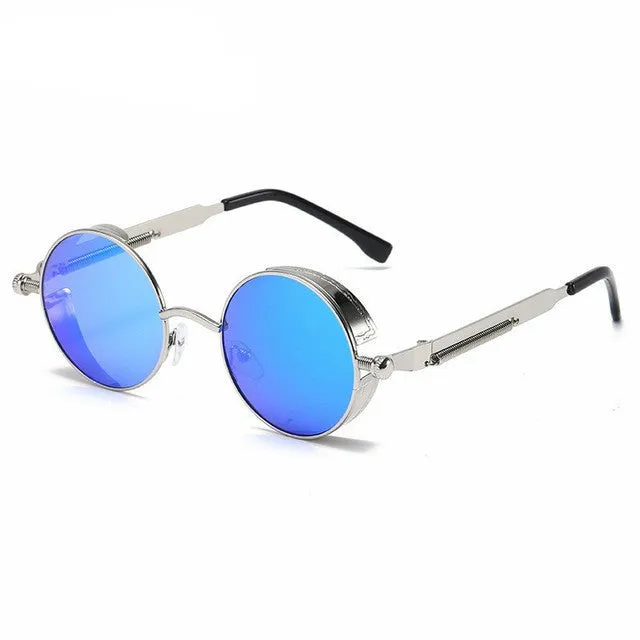 Gusaino Metal Steampunk Sunglasses