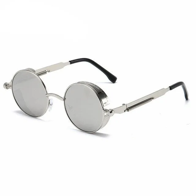 Gusaino Metal Steampunk Sunglasses