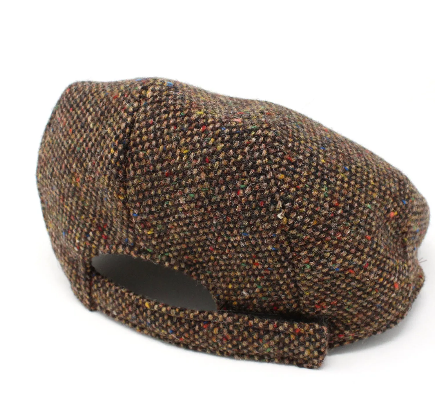 Hanna Children's Tweed Flat Cap | Brown Salt and Pepper