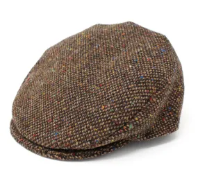 Hanna Children's Tweed Flat Cap | Brown Salt and Pepper