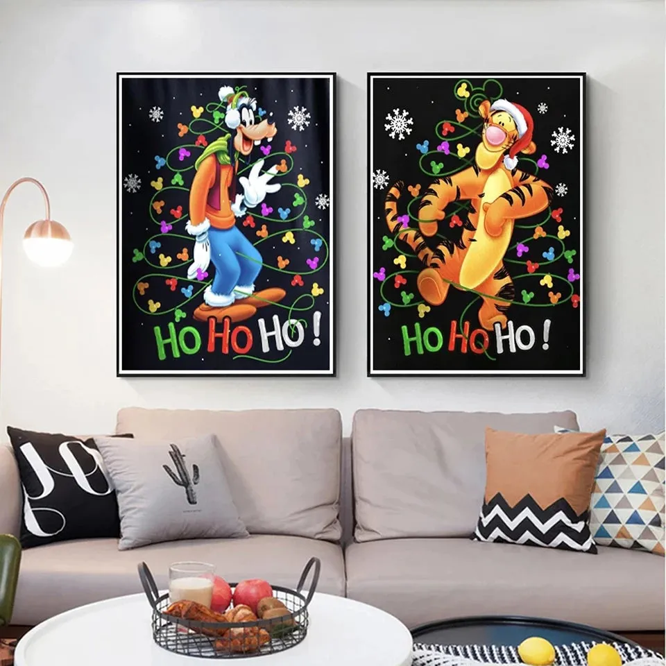 Ho Ho Holiday Greetings! Christmas Diamond Painting, Full Round/Square 5D Diamonds