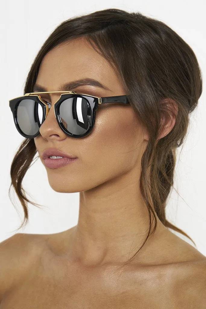 Honey Couture STACEY Festival Reflective Sunglasses