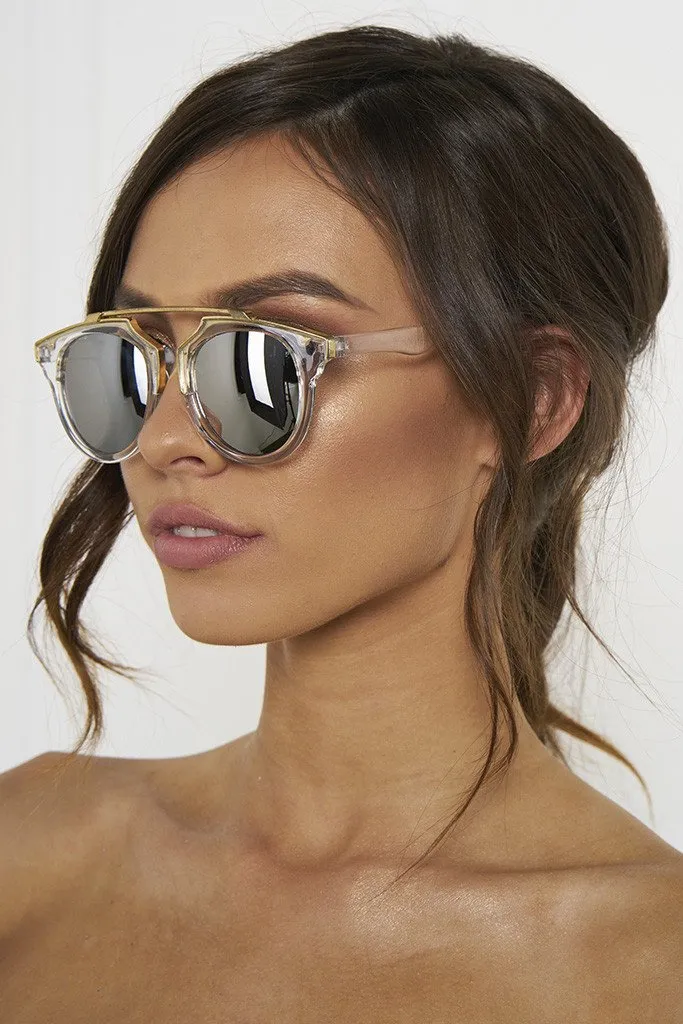 Honey Couture STACEY Festival Reflective Sunglasses