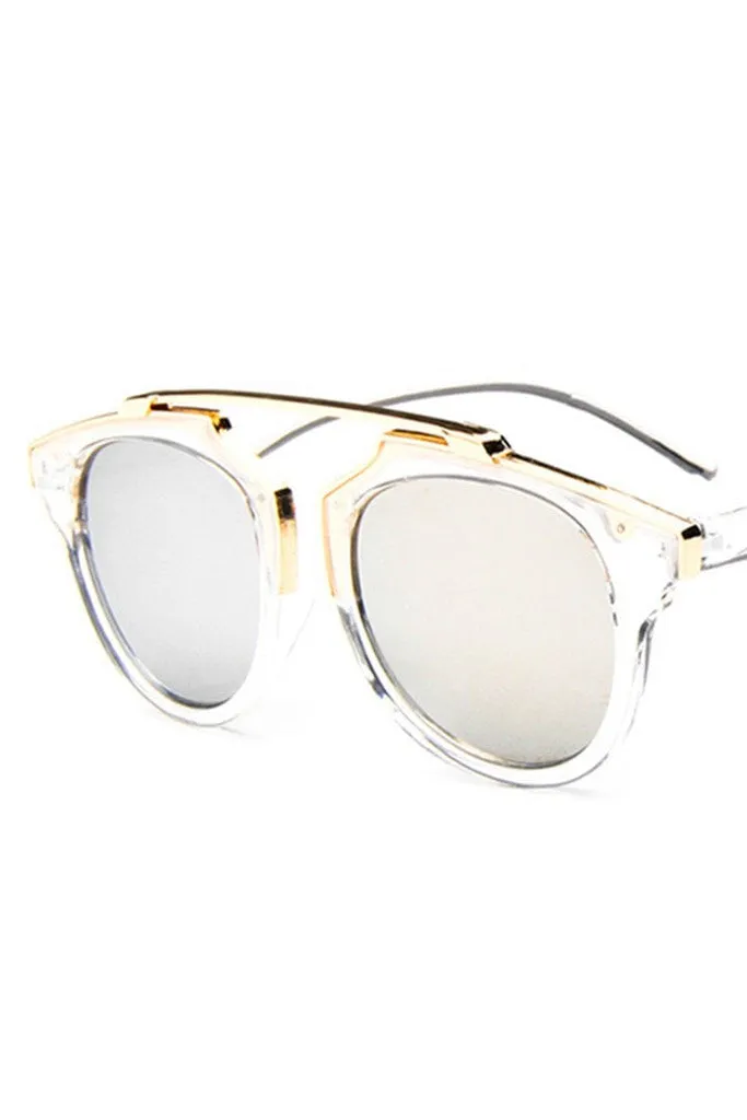 Honey Couture STACEY Festival Reflective Sunglasses