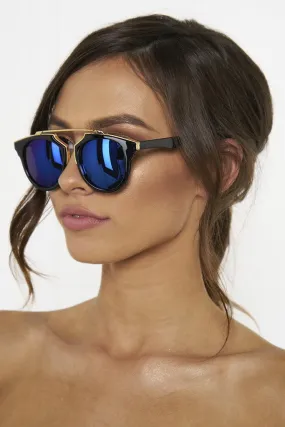 Honey Couture STACEY Festival Reflective Sunglasses