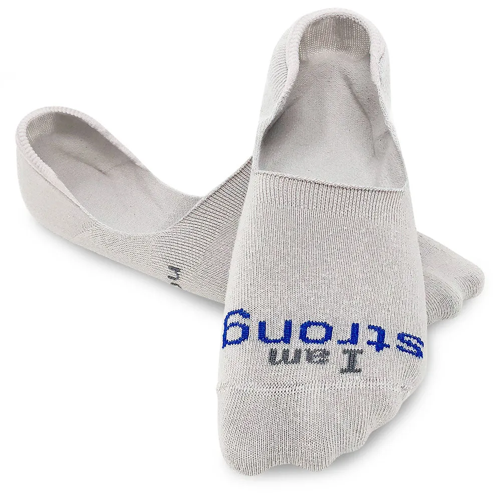 I am strong™ grey ultra low-cut socks