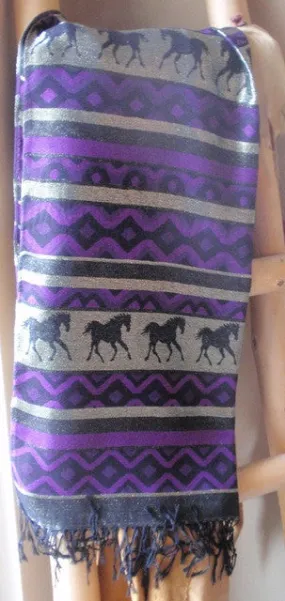 LADIES' HORSE THEMED SCARVES