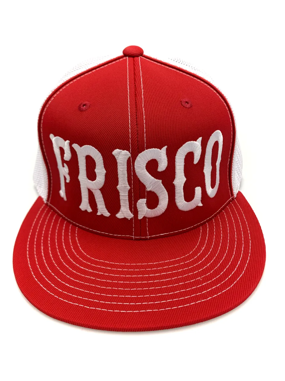 Large Frisco Flat Bill Trucker Hat