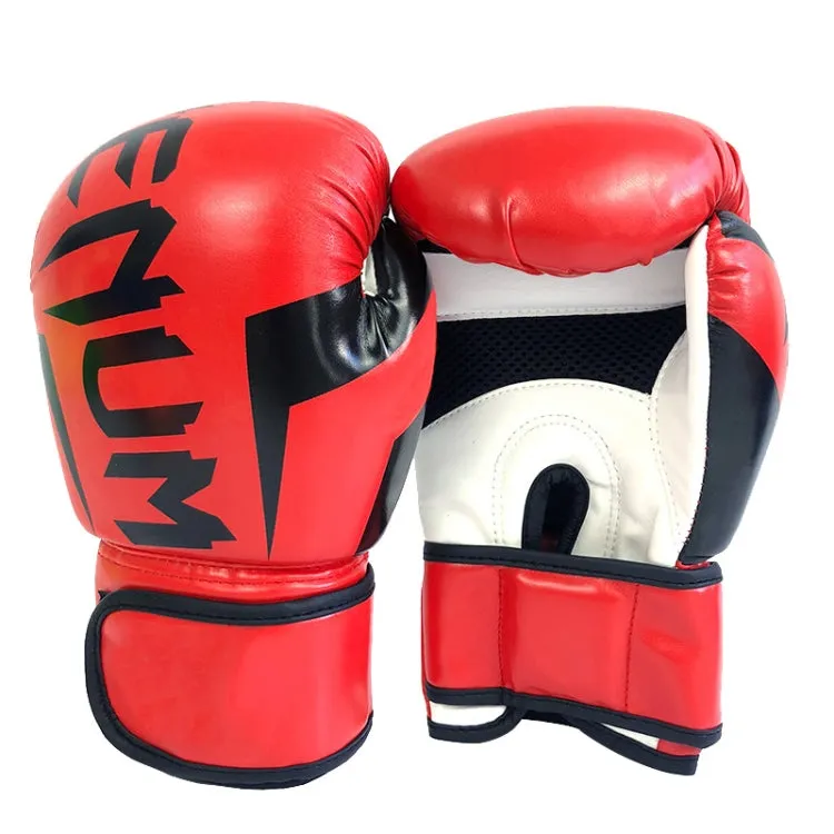 NW-036 Boxing Gloves Adult Professional Training Gloves Fighting Gloves Muay Thai Fighting Gloves, Size: 6oz(Fluorescent Orange)