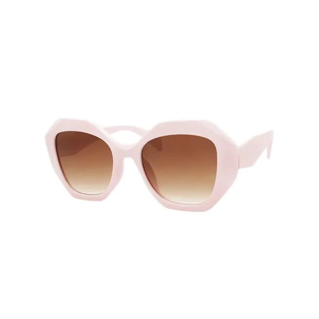 Oversized Vintage Geo Frame Sunglasses