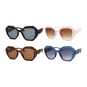 Oversized Vintage Geo Frame Sunglasses