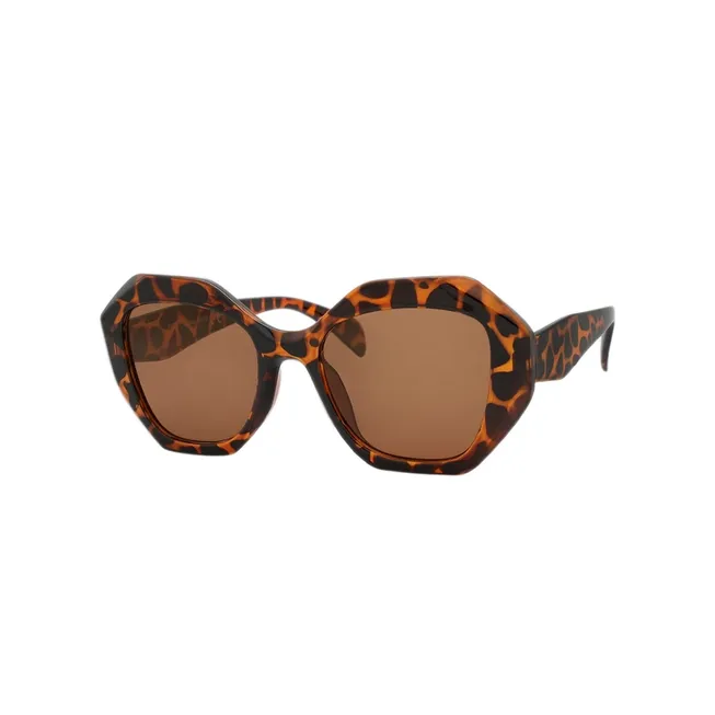 Oversized Vintage Geo Frame Sunglasses