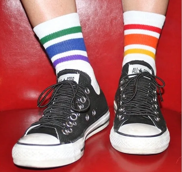 Pride Courage Low Cut Tube Socks